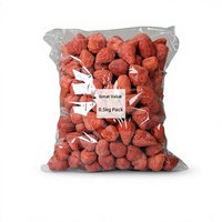 Buitenlandse Handel Fruit Snacks Gedroogde Aardbeienballetjes Aardbeienchips Sneeuwvlokkengebak Nougat Ingrediënten Groothandel