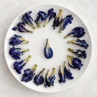 Thé aux fleurs de pois papillon séchées 500g en vrac, thé bleu naturel en feuilles pour une boisson relaxante