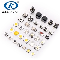 Interrupteur tactile SMD normalement fermé Chinakel KEL-D001, DC12V 50mA, force d'actionnement 160gf/250gf, durée de vie mécanique 50000 cycles
