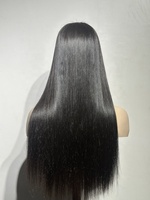 Mèches de cheveux humains indiens Remy lisses, 100 % naturels, double trame machine, 100 g, peuvent être décolorées, teintes et permanentées