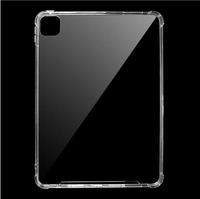 Antichoc quatre coins résistant aux chutes Flexible doux Transparent clair TPU Ultra mince couverture de tablette pour ipad Pro 11 2020 2021