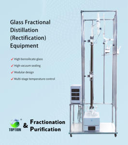 Agitador a escala de laboratorio, reactor por lotes, reactor químico de reacción agitada, recipiente con columna de condensador de reflujo de destilación - Product Image 2