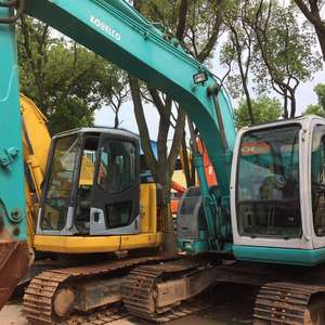 Se original de Japón rastreado excavadora Kobelco SK135SR excavadora sobre orugas - Product Image 1