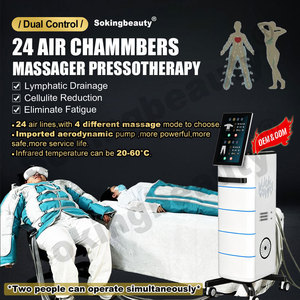 Máquina de Masaje de Drenaje Linfático por Presoterapia de Infrarrojos Lejanos, con 24 Cámaras de Presión de Aire <span class=keywords><strong>para</strong></span> <span class=keywords><strong>Piernas</strong></span> y Abdomen, <span class=keywords><strong>la</strong></span> Más Vendida - Product Image 2