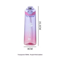 Bouteille d'eau de qualité alimentaire sans sucre et sans calorie, type paille parfumée, avec anneau aromatisé aux fruits pour usage extérieur