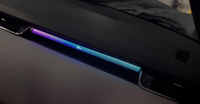 Lumière ambiante de gravure Laser dynamique de voiture de moule côté passager pour Land Rover Range Rover Evoque 2020-2023