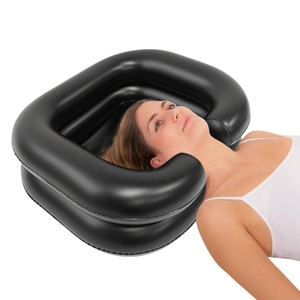 Lavabo Inflable Portátil Personalizado de Plástico para Lavar el Cabello, para Personas Mayores, Embarazadas, Huéspedes, Baño de Hotel, Sala de Estar - Product Image 2