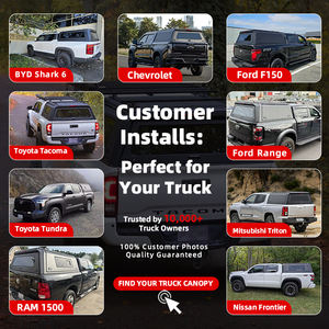 Accesorios para Camionetas, Cubierta para Plataforma de Camioneta, Techo Rígido de Aluminio y Acero para RAM 1500, GMC Dmax, <span class=keywords><strong>Hilux</strong></span>, F150 - Product Image 6