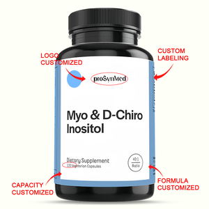 Cápsulas de Mioinositol y <span class=keywords><strong>D</strong></span>-Chiroinositol OEM con MTHF, Folato y Vitamina D3 para Mujeres, Apoyo al Equilibrio Hormonal, Suplementos para el Cuidado de la Salud - Product Image 3