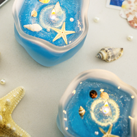 Boutique Aroma Shop: Von Käufern ausgewählte Meereskerzen mit Muscheleinlage, handgefertigtes Design, Großhandels-Display-Geschenkwaren