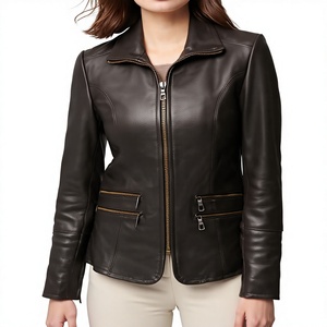 Men 2025 New Denim Motorcycle Real sheep <b>Leather</b> Sheep Fur Trim Windproof Breathable Quick Dry Thick <b>Winter</b> <b>Leather</b> <b>Jacket</b> - Product Image 1