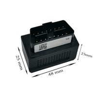 BV001 Mini rastreador GPS inteligente con cable Posicionamiento 4G en tiempo real para automóviles con seguimiento de kilometraje OBD Herramientas de diagnóstico de voltaje de 12V
