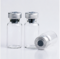 Flacon en verre borosilicate avec fermeture à sertir en aluminium