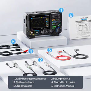 FNIRSI 2D15P 2CH 100MHz 500MSa/s ออสซิลโลสโคปฟอสเฟอร์ 3-in-1 มัลติมิเตอร์ TRMS 4.5 หลัก เครื่องกำเนิดสัญญาณรูปคลื่น DDS 2D15P FNIRS - Product Image 6