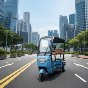 Tricycle électrique Bluetooth et USB, moteur 1200W, vitesse maximale 45 km/h, batterie disponible 72V 20AH, frein : frein à tambour et frein à pied - Product Image 5