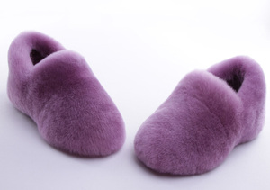 Chaussures d'hiver en <span class=keywords><strong>laine</strong></span> de <span class=keywords><strong>mouton</strong></span> pour femmes, mules de maison célèbre, marque de luxe, pour l'intérieur et l'extérieur, en cuir, à la mode, été - Product Image 6