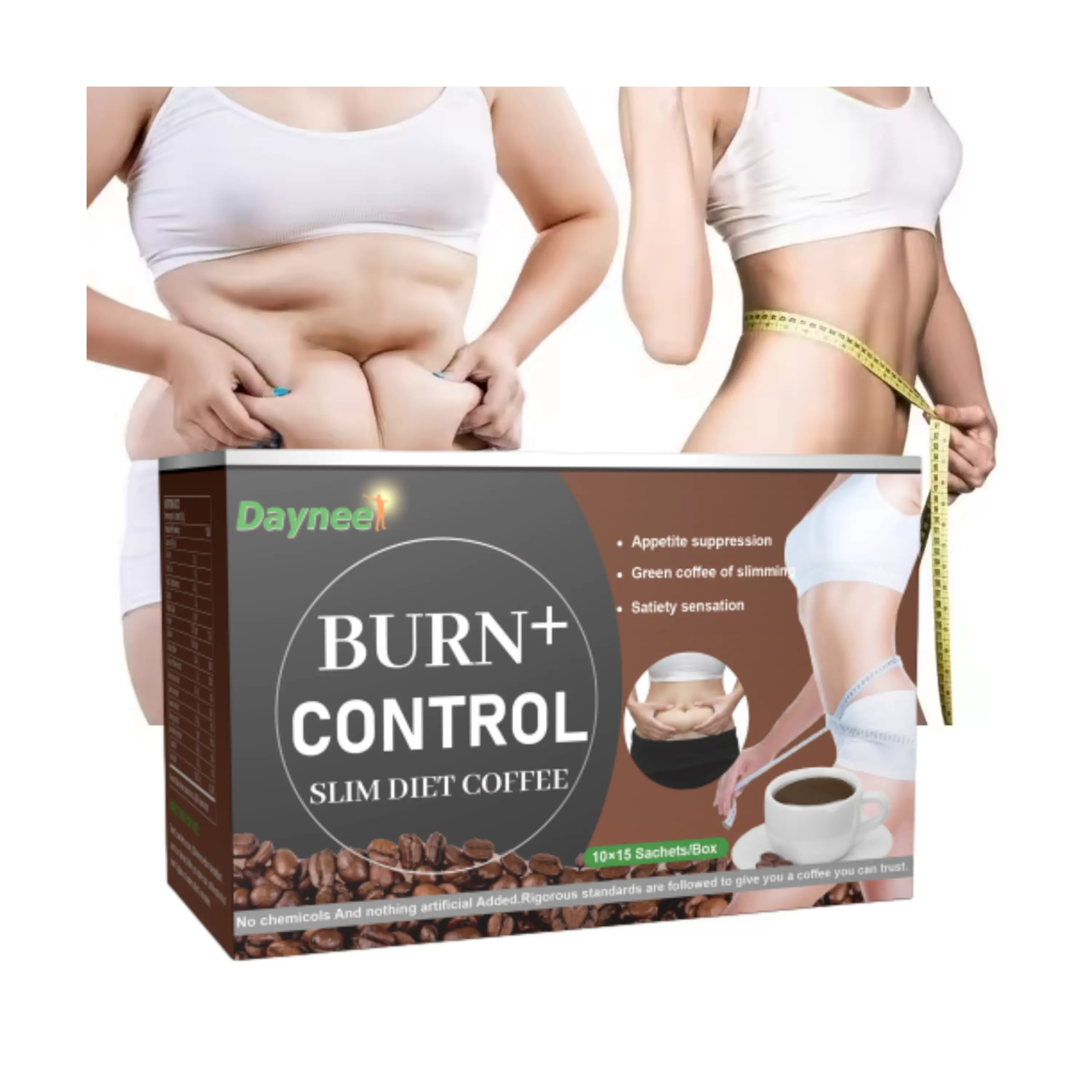 Chinese herbal extract coffee appetite suppressant promotes weight loss Ginseng ganoderma extract supplement Slimming coffee