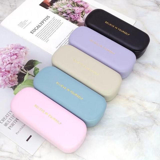 MK24031901 Luxury Customized Wholesale Support Logo Eye Glasses Case Custom Logo Leather Storage Case for Eyeglasses Sunglasses