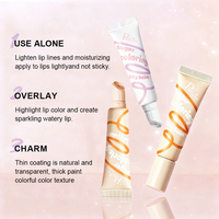 Gel à lèvres coloré effet bonbon - Baume à lèvres hydratant longue durée avec formule waterproof, certifié MSDS, effet brillant