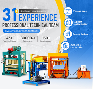 Machine très rentable QTJ4-24 semi-automatique pour la fabrication de blocs de pavés en béton avec PLC et convoyeur à pompe - Product Image 6