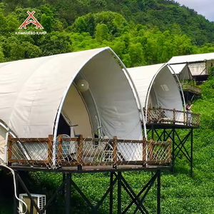 Kawagebo Kamp 1200D Heavy Duty Oxford Steel Frame Luxury Outdoor Sail Style Hotel Retort House <strong>Tent</strong> - Product Image 6