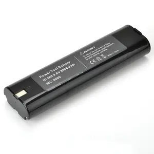 Batería inalámbrica para herramientas eléctricas Makita NI-MH, 9,6 V, 2.0Ah, 3000mAh, 9000, 9001, 9002, 9033, 191681-2, 632007-4