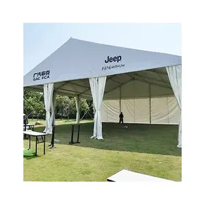 Tenda para grandes eventos ao ar livre de alta qualidade, tenda branca para festas de casamento, exposição em alumínio para venda