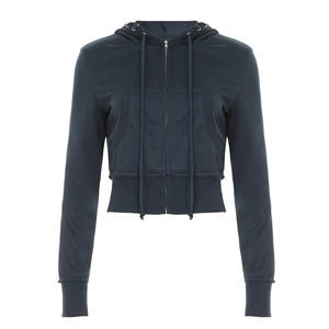 2-teiliges Set Damen Zip Up Jacke Jogging hose Lässig Zweiteilige Jogger Hoodie Sets Damen Trainings anzug Outfits - Product Image 6