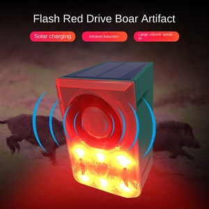 Güneş enerjisi WiFi ABS cism cism köpek Barking Boar yaban domuzu artefakt boynuz gece flaş uyarı ışığı - Product Image 4