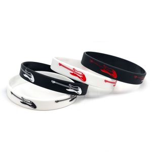 Bracelet en silicone pour fans de musique, idéal pour concours de guitare, concerts, fêtes et cadeaux de vacances - Product Image 3