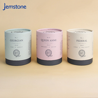 Boîte cylindrique en carton rond pour emballage cadeau de vêtements de qualité supérieure, en matériau écologique, impression personnalisée