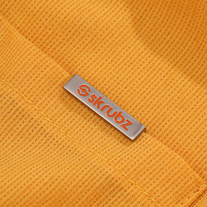 Zinc Alloy Durable Toothed Metal Garment Clip, Custom Engraved Belt End Tips for Jeans Apparel Fashion <b>label</b> Supply - Product Image 2