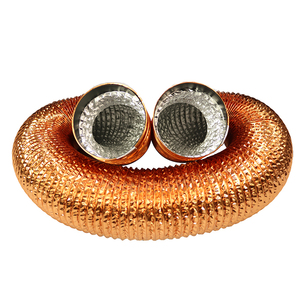 Tuyau d'extraction télescopique en aluminium <span class=keywords><strong>pour</strong></span> <span class=keywords><strong>hotte</strong></span> <span class=keywords><strong>de</strong></span> cuisine, renforcé <span class=keywords><strong>de</strong></span> fil d'acier, facile à installer, anti-fuite - Product Image 2