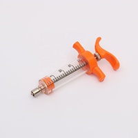 Seringue Vétérinaire TPX Bétail en Plastique et Acier, Injecteur Santé Animale 10ml 20ml 30ml 50ml