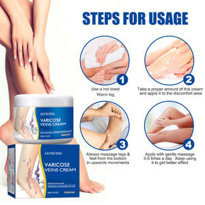 Crème <span class=keywords><strong>Traitement</strong></span> des <span class=keywords><strong>Varices</strong></span> pour Dégager les Veines, Soulager l'Inconfort des Jambes, Apaiser les Gonflements, Usage Externe, Crème de Soin des Jambes 50g - Product Image 4