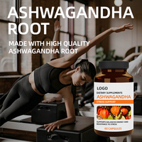 OEM Capsules d'Ashwagandha d'Afrique du Sud Supplément à base de plantes pour le soulagement du stress, le soutien immunitaire et l'énergie