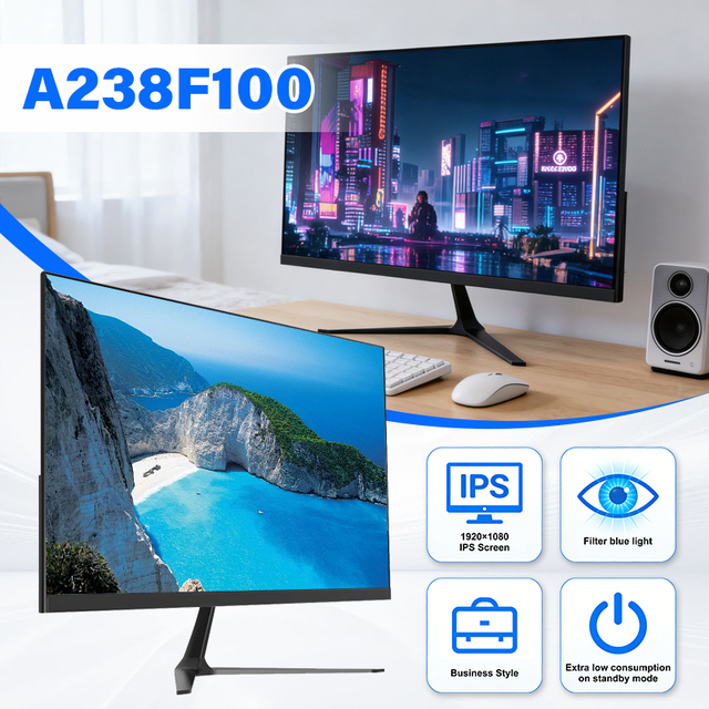 Wholesale Price 23.8 Inch IPS Office Monitor 1920x1080 Resolution 144Hz 16:9 Screen Desktop Computer Monitor