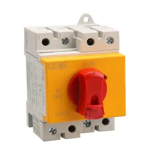 Geya GYIS-N32/4 Din Rail IP66 năng lượng mặt trời PV DC ngắt kết nối chuyển đổi 20A isolator chuyển đổi 1200V 1000V cho DC ứng dụng