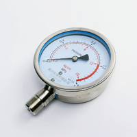 Vacuum Pressure Y100BF Gauge High-temperature Pressure Gauge Stainless Steel Measuring Water Pressure air Pressure Oil Pressure
