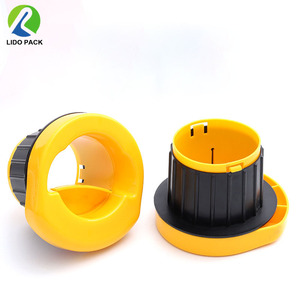Supporto e Dispenser per involucro in Film estensibile compatto leggero e resistente a mano in plastica progettato - Product Image 1