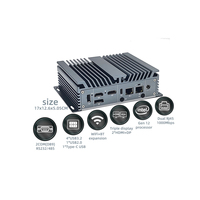Ordinateur industriel NUC nano mini rs232 rs485 DB9 gpio type-c 4k DP sans ventilateur Alder Lake N100 N300 12V 19V