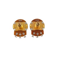 Electric Guitar/Bass Potentiometer Volume Knob Silver Finish V24 Large Copper Alloy 6 Aluminum 15mm/18mm Instrument Accessory