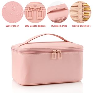 Pu Leather Cosmetic Bag <b>Makeup</b> Organizer Bags <b>Cases</b> Make-up Bag for Women - Product Image 5