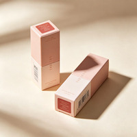 Caja Cosmética de Cartón Biodegradable, Mini Caja de Embalaje para Lápiz Labial y Suero Facial, Materiales Reciclados, Caja Única para Regalo