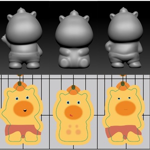 Weixi Capybara Lulu EVA Sensory <b>Squishy</b> Toy Slow-Rebound Stress Relief Youth (15-35) Educational Figurine Decoration Box Boys - Product Image 4