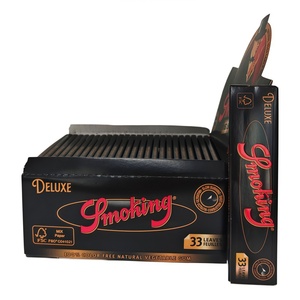 Smoking Deluxe Rolling Papers <b>King</b> <b>Size</b> 33 <b>Sheets</b> Natural Plant Fiber Slow Burning Organic Smoking Rolling Paper - Product Image 4