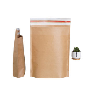 Kantong kemasan kertas Kraft dasar masukan tempat pakaian dan sepatu ramah lingkungan kantong kertas tas kemasan pengiriman - Product Image 3