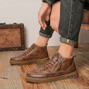 Zapatos de Hombre para Invierno, Nuevas Botas de Nieve, Zapatos Casuales Cálidos para Trabajar, Zapatos de Algodón - Product Image 3