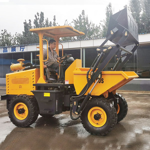 Harga murah 4 roda penggerak situs Mini truk Dumper FCY20S Tipping Hopper konstruksi pertanian pengangkut diri - Product Image 5