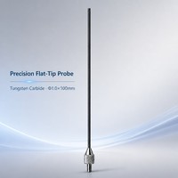 Sonde à pointe plate en carbure de tungstène SD1.0X100mm avec filetage M2.5, stylet de mesure de précision pour indicateur à cadran, pièce de rechange pour micromètre